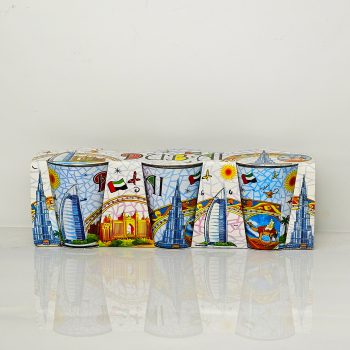 Dubai Short Glass – Colorful 3 Pcs Set #5