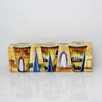Dubai Short Glass – Colorful 3 Pcs Set #4