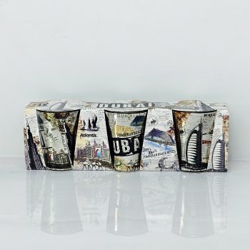 Dubai Short Glass – Colorful 3 Pcs Set #3