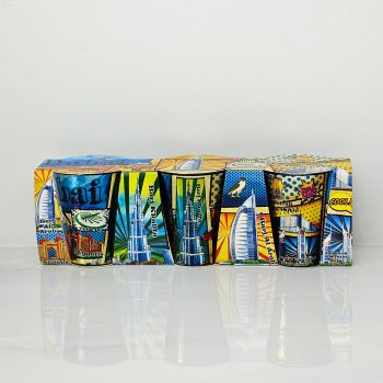 Dubai Short Glass – Colorful 3 Pcs Set #2