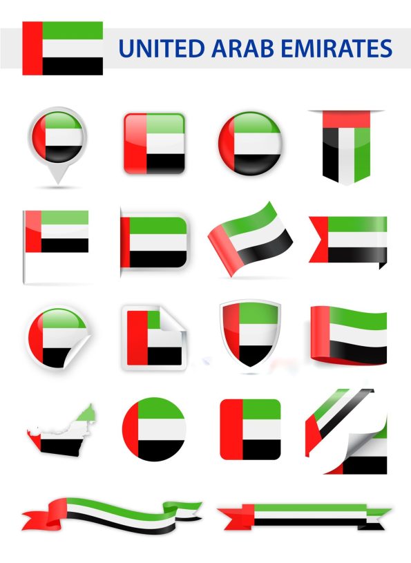 Affordable souvenirs in Dubai – UAE flag pins